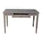 International Concepts Writing Desk with Drawer 26 in D X 26 H, 30 W X Hardwood, Washed Gray Taupe OF09-41 - alternate 10